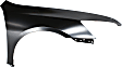 Front, Driver and Passenger Side Fenders, 4-Door, Sedan, CAPA CERTIFIED