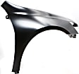 Front, Driver and Passenger Side Fenders, 4-Door, Sedan, CAPA CERTIFIED