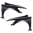 Front, Driver and Passenger Side Fenders, 4-Door, Sedan, CAPA CERTIFIED