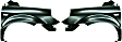 Front, Driver and Passenger Side Fenders, With turn signal light hole