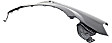 Front, Driver and Passenger Side Fenders, With turn signal light hole