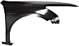 Front, Driver and Passenger Side Fenders, Sedan