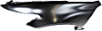Front, Driver and Passenger Side Fenders, Sedan