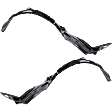 Front, Driver and Passenger Side, Fender Liners, Coupe/Sedan