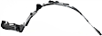 Front, Driver and Passenger Side, Fender Liner