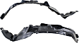 Front, Driver and Passenger Side, Fender Liner