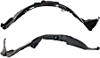 Front, Driver and Passenger Side, Fender Liner