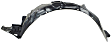 Front, Driver and Passenger Side, Fender Liner, 4-Door, Sedan, Japan Built Vehicle