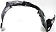 Front, Driver and Passenger Side, Fender Liner, 4-Door, Sedan, Japan Built Vehicle