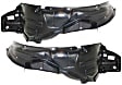Front, Driver and Passenger Side, Fender Liner, Manual Transaxle