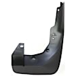 Front and Rear, Driver and Passenger Side Mud Flaps, Black, Plastic