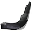 Front and Rear, Driver and Passenger Side Mud Flaps, Black, Plastic
