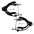 Front, Driver and Passenger Side, Upper Control Arms, With Ball Joints