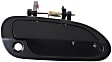 Front, Driver and Passenger Side Smooth Black Exterior Door Handle, With Key Hole, Sedan