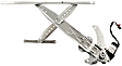 Coupe Front, Driver and Passenger Side Power Window Regulator, With Motor