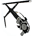 Coupe Front, Driver and Passenger Side Power Window Regulator, With Motor