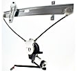 Sedan Front, Driver and Passenger Side Power Window Regulator, With Motor