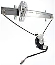 Sedan Front, Driver and Passenger Side Power Window Regulator, With Motor