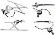 Front and Rear, Driver and Passenger Side Power Window Regulator, With Motor