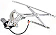 Front, Driver and Passenger Side Power Window Regulator, With Motor