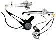 Front And Rear, Passenger Side Power Window Regulator, With Motor