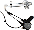 Front And Rear, Passenger Side Power Window Regulator, With Motor