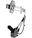Front And Rear, Passenger Side Power Window Regulator, With Motor