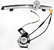 Front and Rear, Driver and Passenger Side Power Window Regulator, With Motor