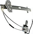 Front and Rear, Driver and Passenger Side Power Window Regulator, With Motor