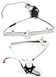 Front and Rear, Passenger Side Window Regulators, Power, 4-Door, Sedan, Canada or USA Built Vehicle