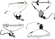 2005 Honda Civic - Sedan Front and Rear, Driver and Passenger Side Power Window Regulator, With Motor, 4-Door, Canada or USA Built Vehicle