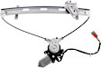 2005 Honda Civic - Sedan Front and Rear, Driver and Passenger Side Power Window Regulator, With Motor, 4-Door, Canada or USA Built Vehicle