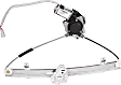 Front, Driver and Passenger Side Window Regulators, Power, With Motor, Sedan