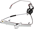 Front, Driver and Passenger Side Window Regulators, Power, With Motor, Sedan