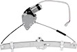 Front, Driver and Passenger Side Window Regulators, Power, With Motor, Sedan