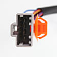 Front and Rear, Driver Side Window Regulators, Power, With Motor, Sedan