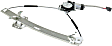 Sedan Front, Driver and Passenger Side Power Window Regulator, With Motor