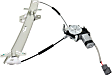 Sedan Front, Driver and Passenger Side Power Window Regulator, With Motor