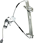 Sedan Front, Driver and Passenger Side Power Window Regulator, With Motor
