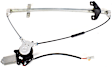 Front and Rear, Driver and Passenger Side Power Window Regulator, With Motor