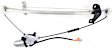 Front and Rear, Driver and Passenger Side Power Window Regulator, With Motor