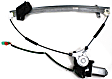 Front and Rear, Driver and Passenger Side Power Window Regulator, With Motor