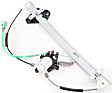 Front and Rear, Driver and Passenger Side Power Window Regulator, With Motor