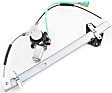 Front and Rear, Driver and Passenger Side Power Window Regulator, With Motor