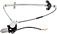 Front And Rear, Driver Side Power Window Regulator, With Motor