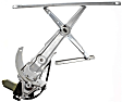 Coupe Front, Driver and Passenger Side Power Window Regulator, With Motor