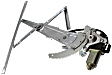 Coupe Front, Driver and Passenger Side Power Window Regulator, With Motor