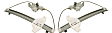 1999-2005 Hyundai Sonata - Front, Driver and Passenger Side Power Window Regulator, Without Motor