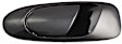 Rear, Driver and Passenger Side Exterior Door Handles, Textured Black, Without Key Hole
