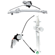 Sedan Front And Rear, Passenger Side Power Window Regulator, With Motor